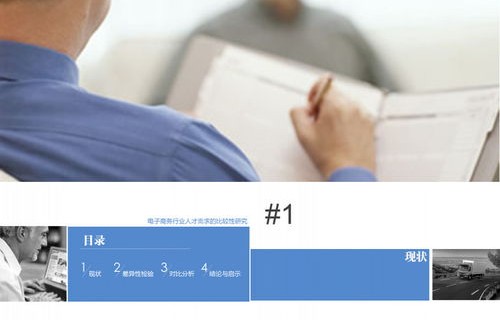 电子商务专业特色ppt模板下载